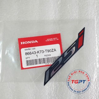 Tem chữ 125I xe Wave 125i đen /86643-K73-T90ZF