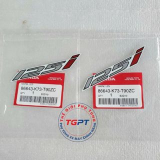 Tem chữ 125I xe Wave 125i trắng /86643-K73-T90ZC