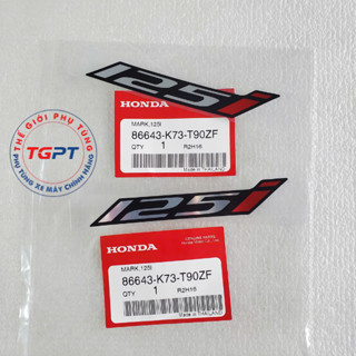 Tem chữ 125I xe xe Wave 125i xanh