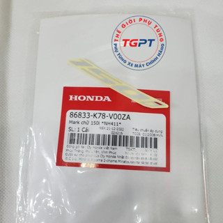 Tem chữ 150i Sh 150i  /86833-K78-V00ZA