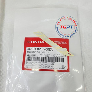 Tem chữ 150i Sh 150i  /86833-K78-V00ZA
