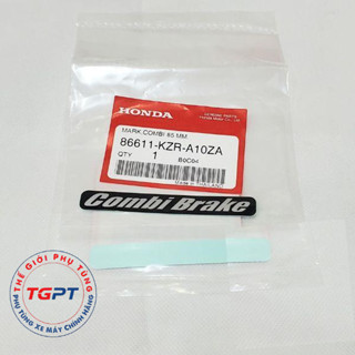 Tem chữ combi brake dán dè trước xe Vario Click, Air Blade Thái /86611-KZR-A10ZA