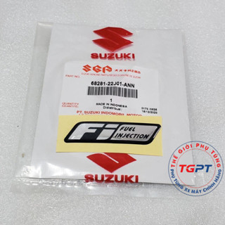 Tem Chữ Fi nổi dán đầu xe Raider fi - Satria fi /68281-22J01-ANN