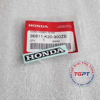 Tem chữ Honda 50mm dán đuôi biển số xe Vario, xe Click 2015-2017 /86811-K20-900ZB