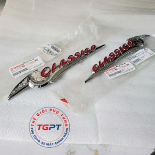 Tem chữ nổi Classico xi đỏ /4D1-F173D-00/4D1-F174D-00