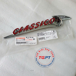 Tem chữ nổi Classico xi đỏ /4D1-F173D-00/4D1-F174D-00