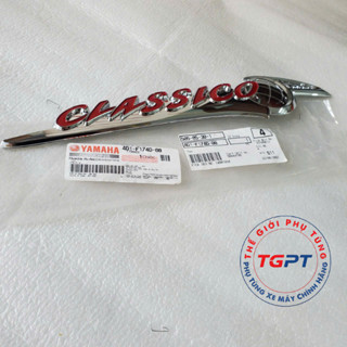 Tem chữ nổi Classico xi đỏ /4D1-F173D-00/4D1-F174D-00