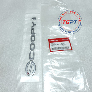 Tem chữ nổi xe Scoopy 2017-2019 /86836-K93-T20ZA