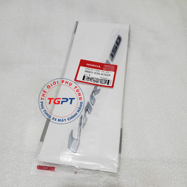 Tem chữ nổi Vario 150 màu bạc /86831-K59-A70ZA