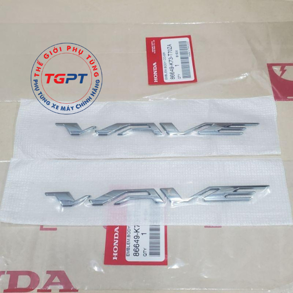 Tem Chữ Nổi WAVE (1 cặp) /86649-K73-T70ZA