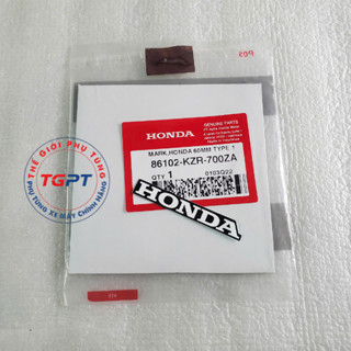 Tem logo Honda 60mm dán ốp đầu xe Sonic, xe Vario /86102-KZR-700ZA