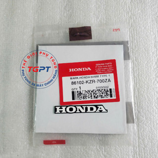 Tem logo Honda 60mm dán ốp đầu xe Sonic, xe Vario /86102-KZR-700ZA