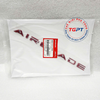 Tem ốp sườn, Tem chữ nổi xe Air Blade 2022+ đỏ /86835-K2Z-V70ZA