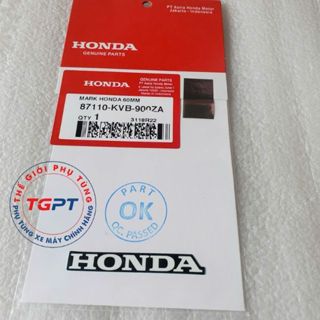 Tem ốp đầu xe Vario chữ Honda 60mm