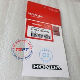 Tem ốp đầu xe Vario chữ Honda 60mm