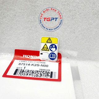 Tem cảnh báo nhiên liệu, tem cảnh báo CBS xe Vario 160 / 87514-K2S-N00