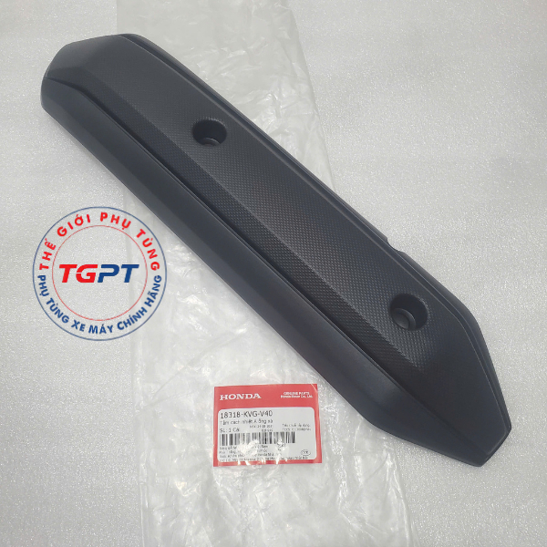 Vỉ pô, ốp pô, che pô Air Blade 2011, AB 2011-2012 /18318-KVG-V40