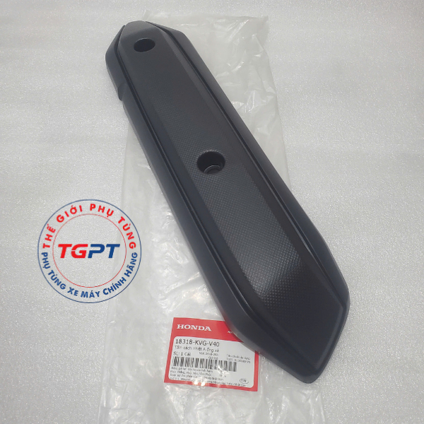 Vỉ pô, ốp pô, che pô Air Blade 2011, AB 2011-2012 /18318-KVG-V40