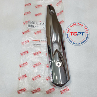 Vỉ pô, ốp pô xe Jupiter fi Inox miếng sau /1PB-E4718-00