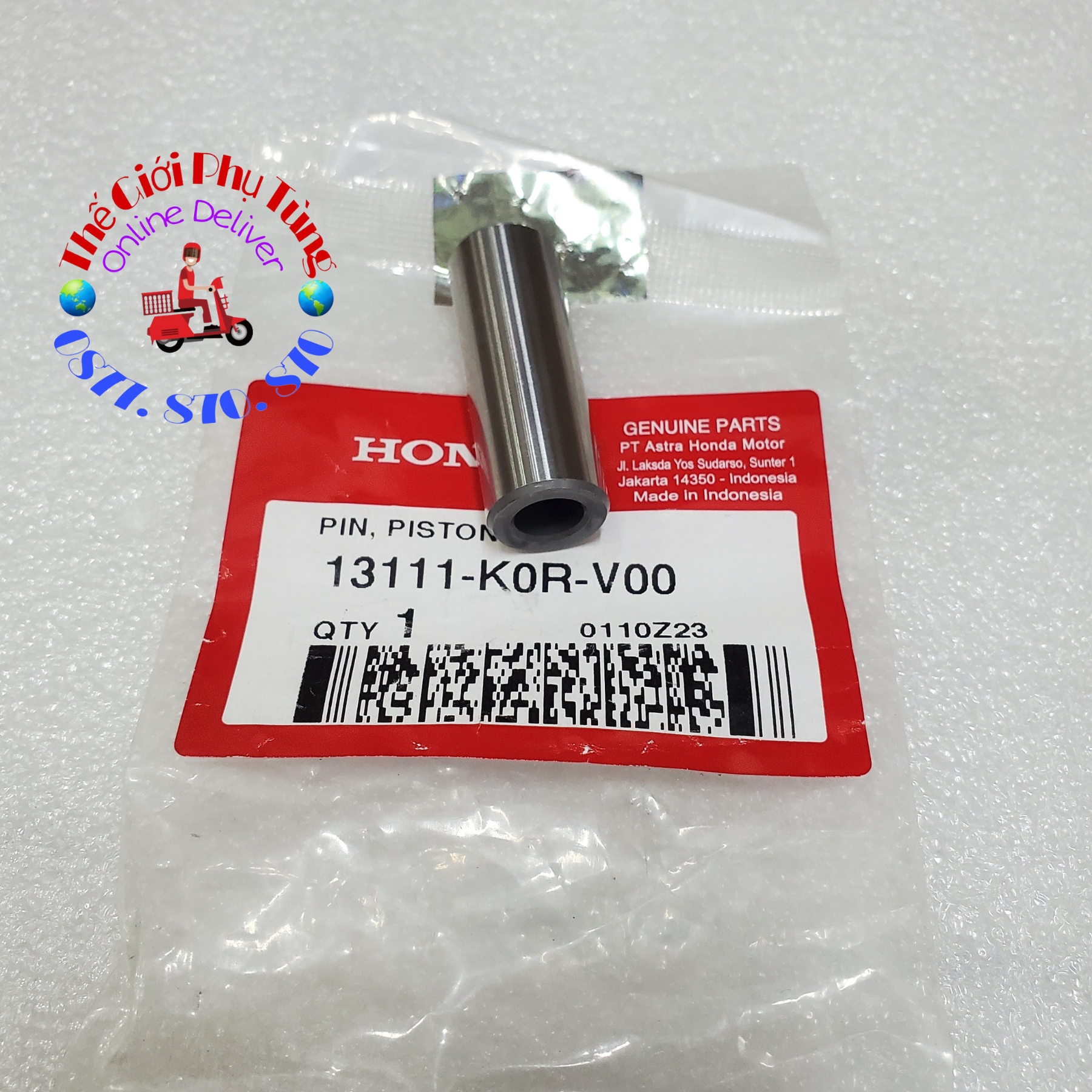Ắc piston Vario 160, SH 2020+, PCX 160, ADV 160, Click 160  - 13111-K0R-V00