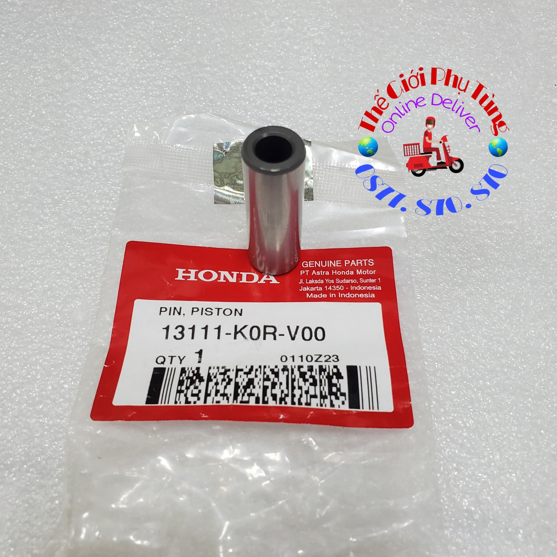 Ắc piston Vario 160, SH 2020+, PCX 160, ADV 160, Click 160  - 13111-K0R-V00