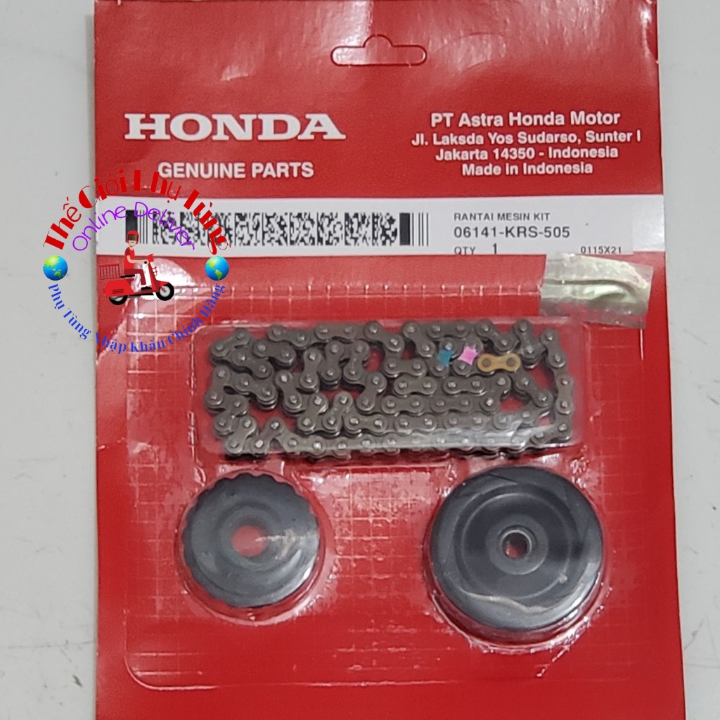 Bộ sên cam, bánh đỡ xe Dream, Wave, Future - 06141-KRS-505 / 06141-KWB-505 / 06141-GN5-505