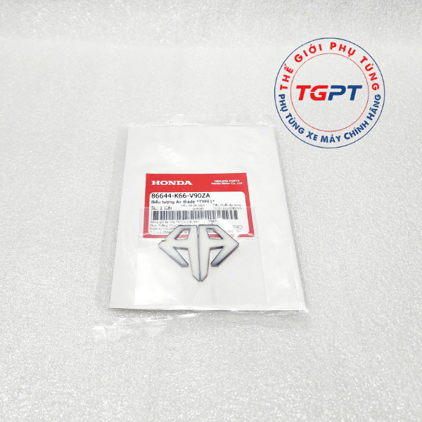 Biểu tượng Air Blade, Tem logo AB 125 (2016-2019) - 86644-K66-V90ZA/ 86644-K66-V10ZA