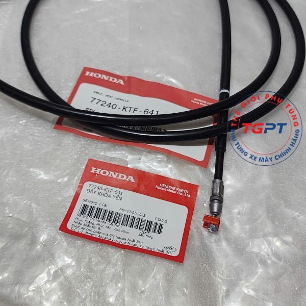 Dây cáp khóa yên, Dây mở yên xe SH ý 2010 /77240-KTF-641