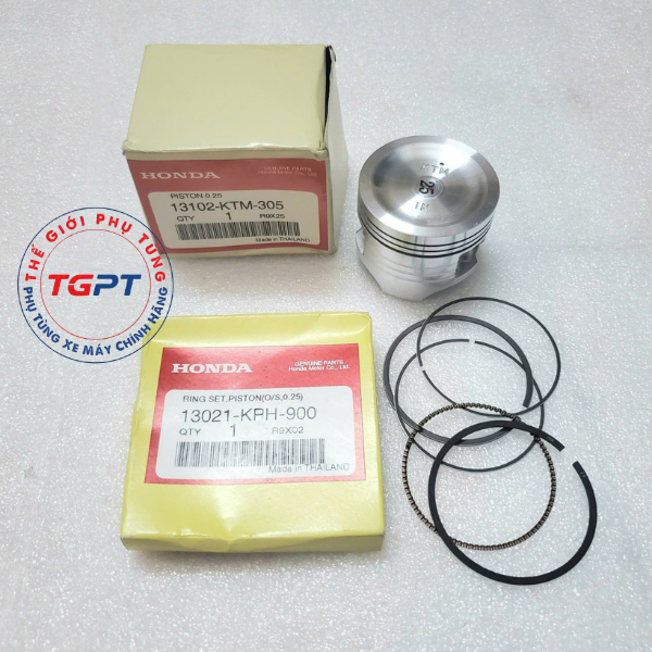 Bộ piston bạc Future Neo 125 Thái Lan - 13101-KPH-690/ 13011-KPH-900