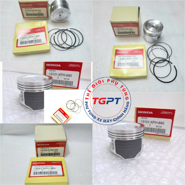 Bộ piston bạc Future Neo 125 Thái Lan - 13101-KPH-690/ 13011-KPH-900