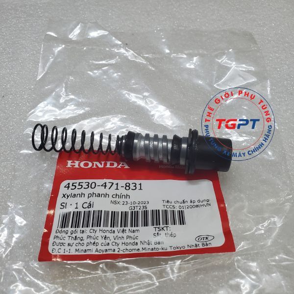 Xy lanh phanh chính, ty ben dầu AB 2007-2010, Wave ZX, Future 1, PCX 125 - 45530-471-831