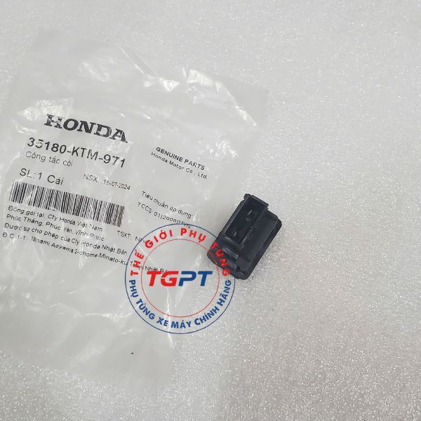 Công tắc còi, Nút kèn Wave RS, Future Neo, Wave A, S100 /35180-KTM-971