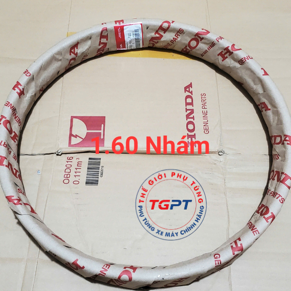 Vành, Niềng Siam Goshi nhám mờ (1.20 - 1.40 - 1.60) - 44701-KRS-980/ 42701-KRS-970/ 42701-KVL-T30