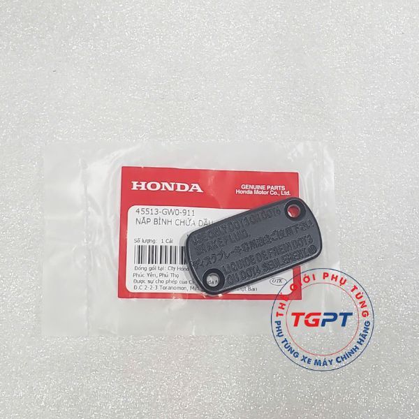 Nắp bình chứa dầu, Nắp bình dầu thắng trước Air Blade, Click 110, Vision 110, Scoopy /45513-GW0-911
