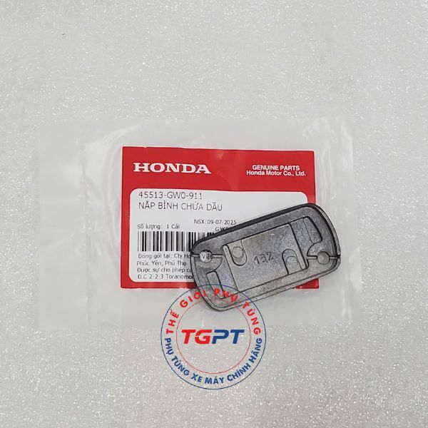 Nắp bình chứa dầu, Nắp bình dầu thắng trước Air Blade, Click 110, Vision 110, Scoopy /45513-GW0-911