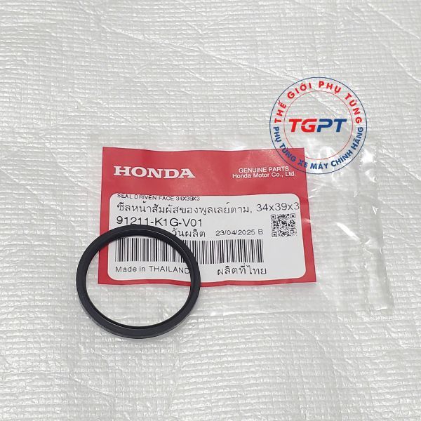 Phớt dầu 34×39×3, Phốt buly nồi sau Vario 160, Air Blade 125-160 4Val , Vision 2021+ - 91211-K1G-V01