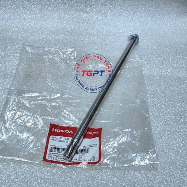 Trục banh xe trước, Cốt bánh trước SH việt 2012-2024 (125/150/160), Trục bánh sau Cub 125 (2020-2025) - 44301-K01-900