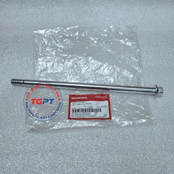 Trục banh xe trước, Cốt bánh trước SH việt 2012-2024 (125/150/160), Trục bánh sau Cub 125 (2020-2025) - 44301-K01-900