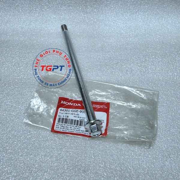 Trục bánh xe trước, Cốt bánh trước Lead 110, Lead 125 (2013-2024), Spacy 110 - 44301-GGE-900