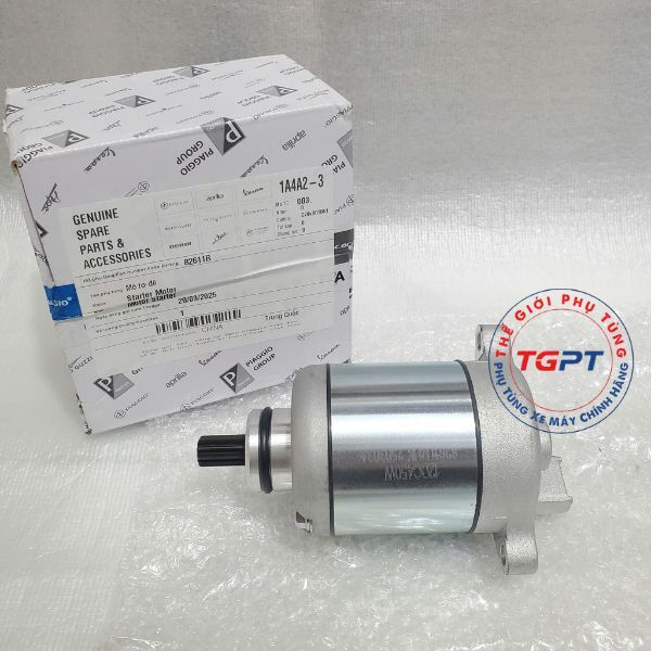 Mô tơ đề, củ đề Vespa 2V LX, Liberty, Fly - 82611R
