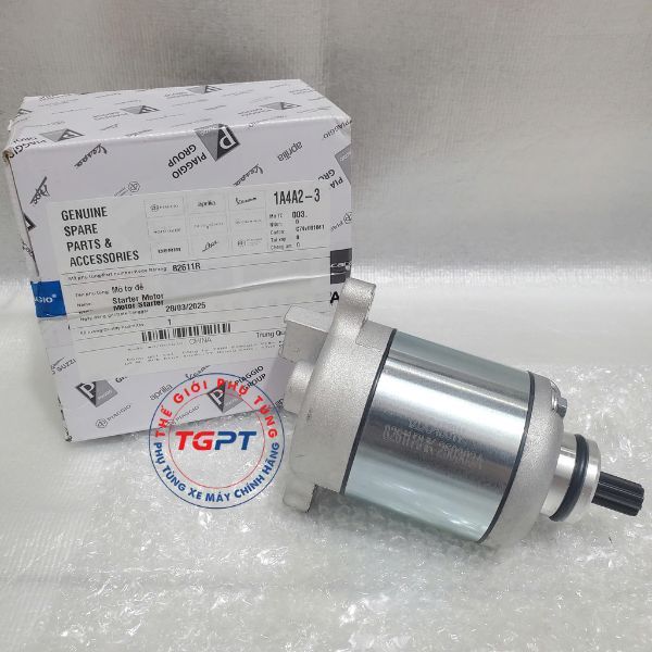 Mô tơ đề, củ đề Vespa 2V LX, Liberty, Fly - 82611R