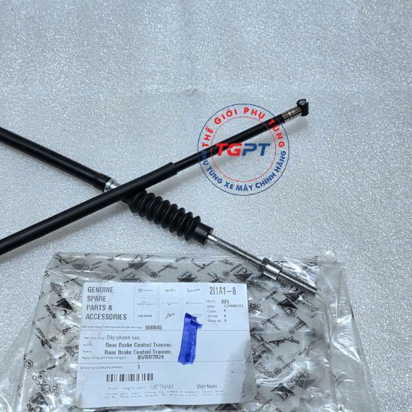 Dây phanh sau, Dây thắng sau Vespa LX, S, LT, Zip - 668845
