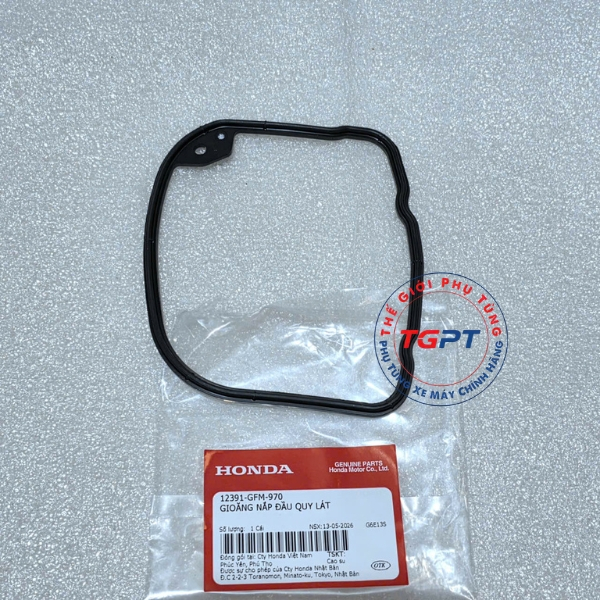 Gioăng nắp đầu quy lát, Ron nắp chao đầu Lead 110 - 12391-GFM-970