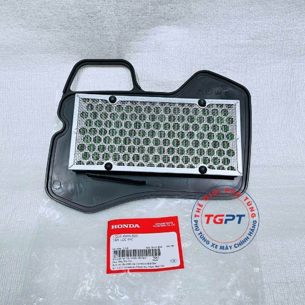 Tấm lọc khí, Lọc gió Wave S110, RS 110,  RSX 110 (2009-2012), Alpha 110 - 17210-KWW-B20