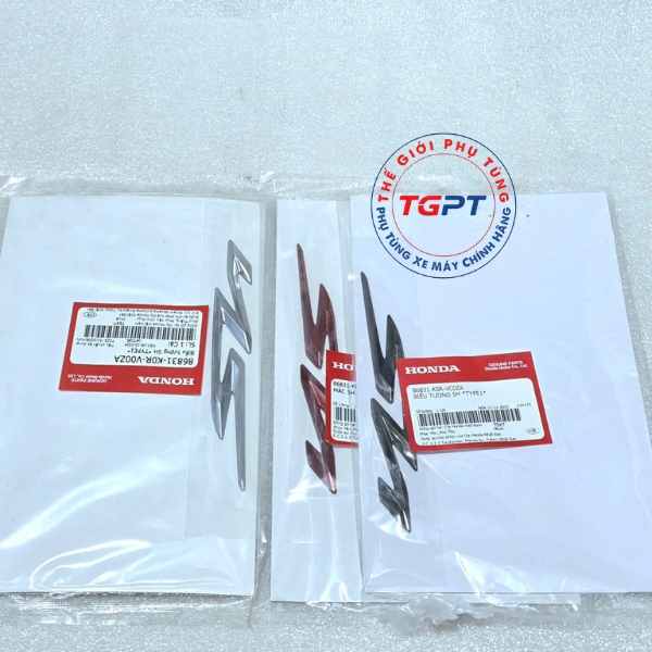 Biểu Tượng Sh, Tem chữ nổi SH 2020-2026 (125/150/160) - 86831-K0R-V00ZA/ 86831-K0R-VC0ZA/ 86831-K0S-V50ZA