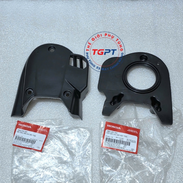 Nắp ống dẫn khí bên trái, Chụp lốc nồi SH 2012-2016 (125/150) - 19641-K01-900/ 19642-K01-900