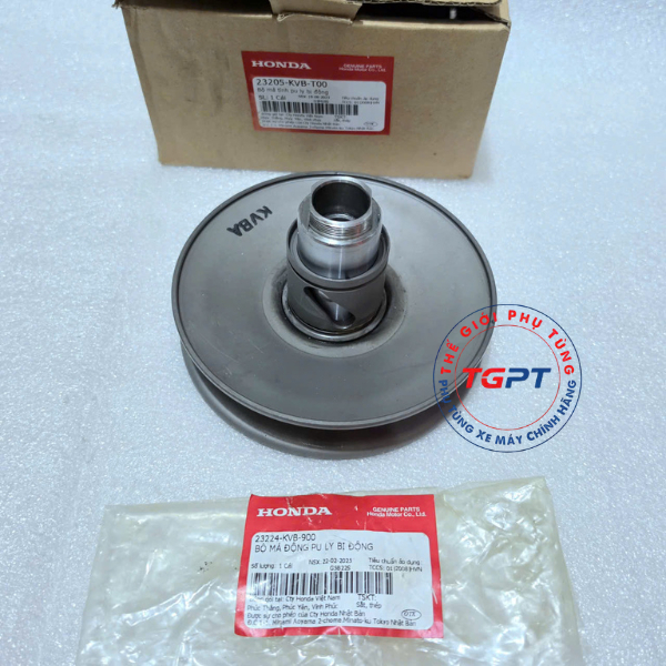 Bộ má Puly tĩnh động, Buly nồi Air Blade 110 (2007-2010) - 23205-KVB-T00/ 23224-KVB-900