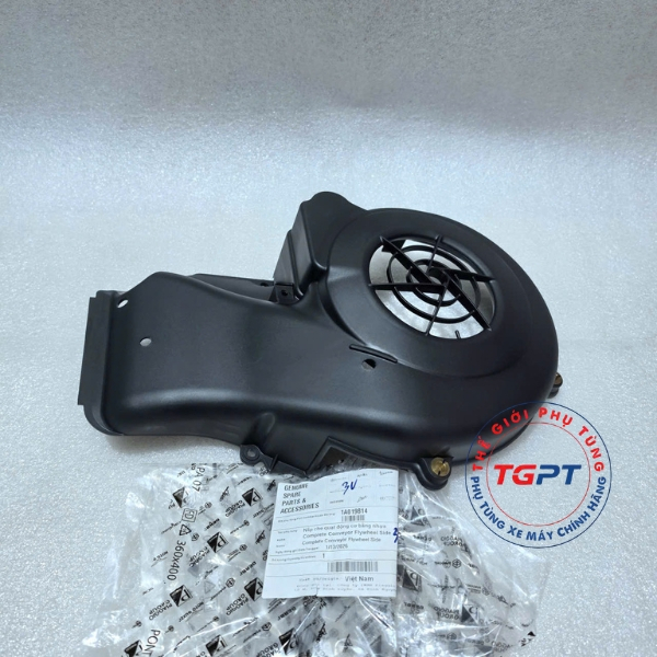 Nắp che quạt động cơ bằng nhựa, Chụp quạt gió Vespa 3V - 1A019814