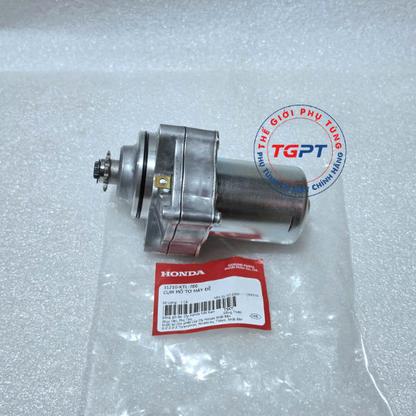 Cụm mô tơ đề, Củ đề Wave RS 100, Alpha, ZX, Dream 100 - 31210-KTL-780