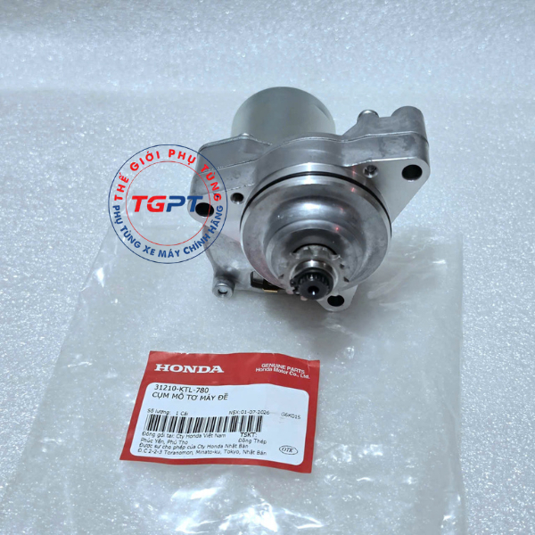 Cụm mô tơ đề, Củ đề Wave RS 100, Alpha, ZX, Dream 100 - 31210-KTL-780
